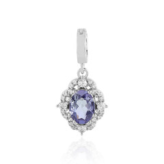 Ciondolo in argento con Tanzanite (non riscaldata)