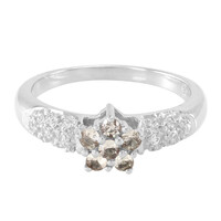 Anello in argento con Granato Cangiante Tanzania