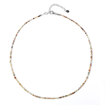 Collana in argento con Zircone Canarino