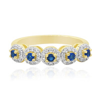 Anello in oro con Haüyne