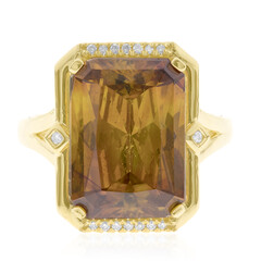 Anello in oro con Sfalerite (CIRARI)