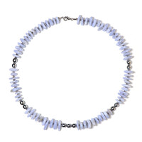 Collana in argento con Ematite Argentata