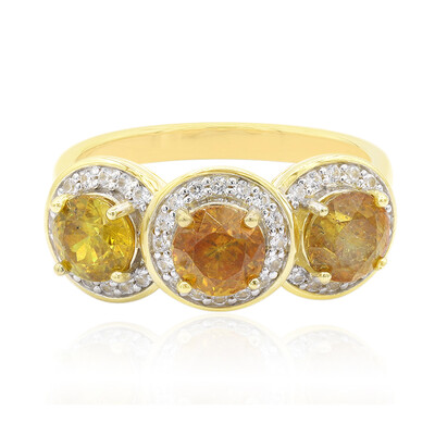 Anello in oro con Sfalerite