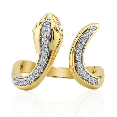 Anello in oro con Diamante SI1 (G) (Annette)