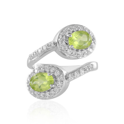 Anello in argento con Peridoto