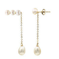 Orecchini in argento con Perla di Acqua Dolce