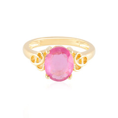 Anello in argento con Zaffiro Rosa del Madagascar