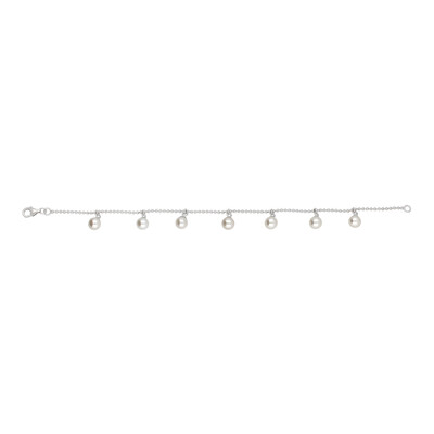 Bracciale in argento con Perla d'Acqua Dolce Bianca