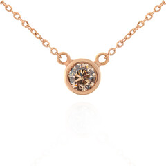 Collana in oro con Diamante Rose de France VS1 di Argyle