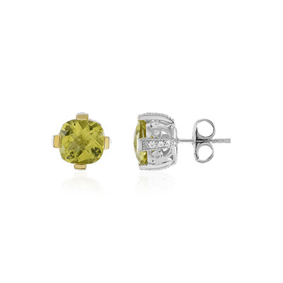 Orecchini in argento con Quarzo Ouro Verde (Dallas Prince Designs)