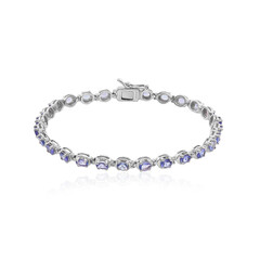Bracciale in argento con Tanzanite