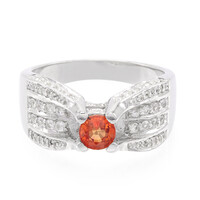 Anello in argento con Rubino Tramonto