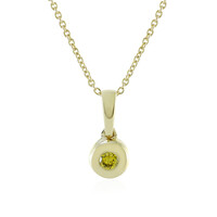 Collana in oro con Diamante Giallo I4