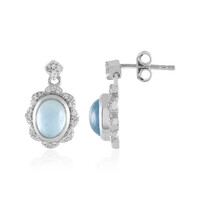 Orecchini in argento con Acquamarina Ofiki
