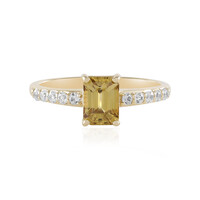 Anello in oro con Zircone Giallo