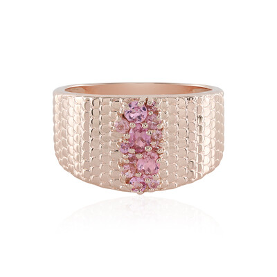 Anello in argento con Tormalina Rosa Nigeriana (SAELOCANA)