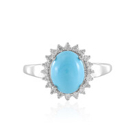 Anello in argento con Turchese Sleeping Beauty