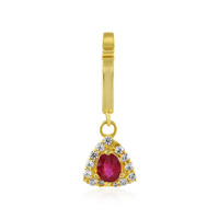 Ciondolo in argento con Rubino Bemainty