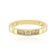 Anello in argento con Diamante Cioccolato I2