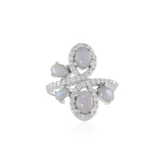 Anello in argento con Opale Australiano