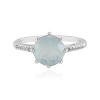 Anello in argento con Opale Paraiba