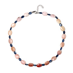 Collana in argento con Opale Rosa