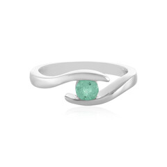 Anello in argento con Smeraldo Russo