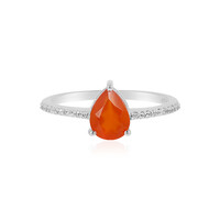 Anello in argento con Corniola