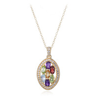 Collana in argento con Peridoto