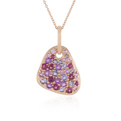Collana in argento con Rodolite (KM by Juwelo)