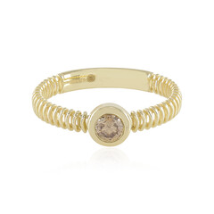 Anello in oro con Diamante Champagne I2 (Ornaments by de Melo)
