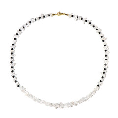 Collana in argento con Quarzo Bianco