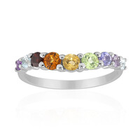 Anello in argento con Citrino