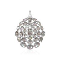 Ciondolo in argento con Labradorite Verde Maniry (KM by Juwelo)