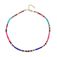 Collana in argento con Opale dell'Etiopia (Riya)