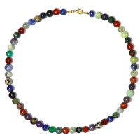 Collana in argento con Gemme miste