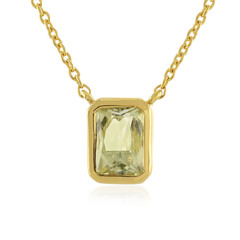 Collana in argento con Kunzite Canarino