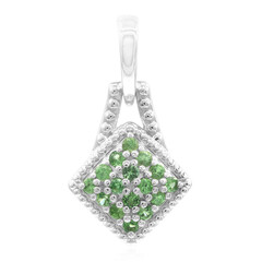 Ciondolo in argento con Tsavorite