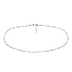 Collana in argento con Opale Bianco