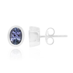 Orecchini in argento con Tanzanite (non riscaldata)
