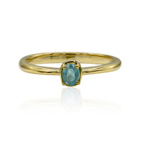 Anello in oro con Grandidierite (AMAYANI)