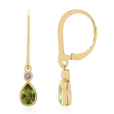 Orecchini in argento con Peridoto