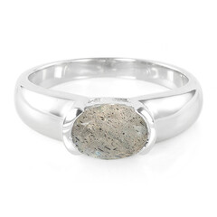 Anello in argento con Labradorite