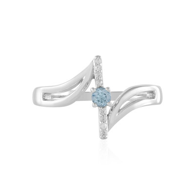 Anello in argento con Acquamarina Santa Maria