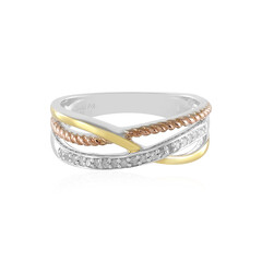 Anello in argento con Diamante I3 (J)