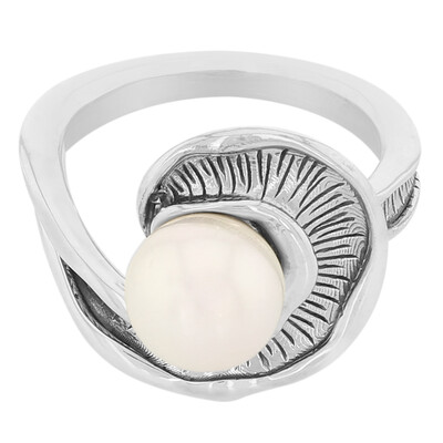 Anello in argento con Perla Akoya (MONOSONO COLLECTION)