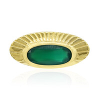 Ciondolo in argento con Calcedonio Verde