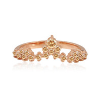 Anello in oro con Diamante Rose de France SI1 di Argyle