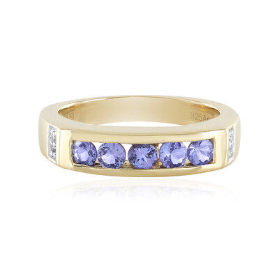 Anello in argento con Tanzanite