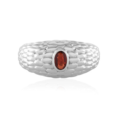 Anello in argento con Rubino Tanzania (SAELOCANA)